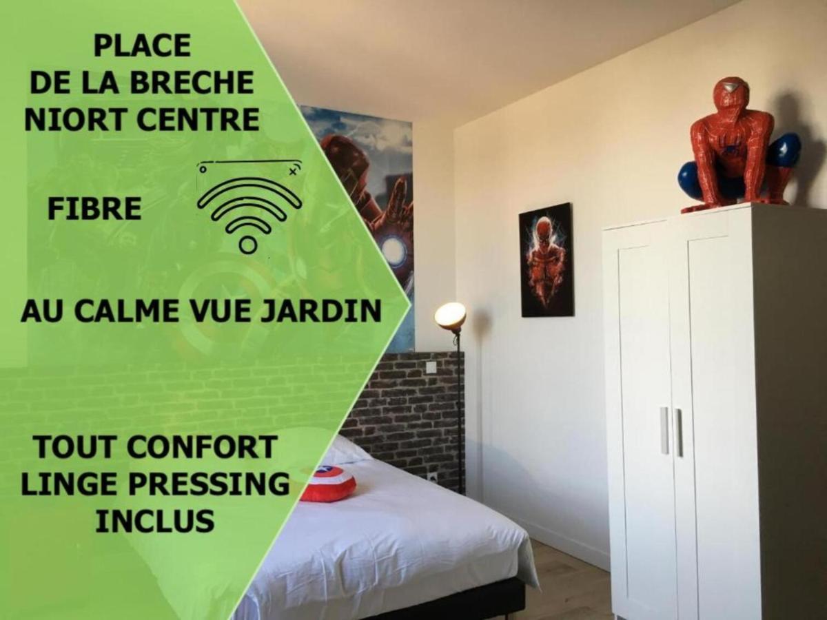 Le Marvel Centre La Breche Wifi Vue Jardin Apartment Niort Exterior foto